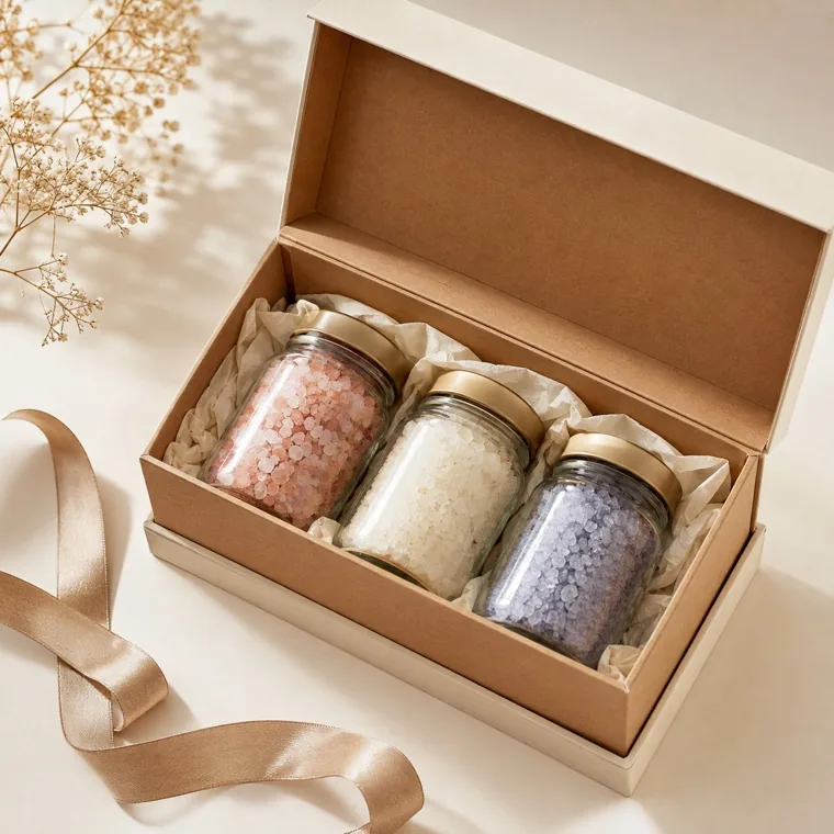 Three-jar gift box